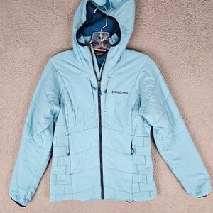 Patagonia Nano-Air Jacket Womens XS Blue Light Hybrid Hoodie Full Zip 84265